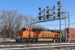 BNSF ES44C4 #8232- Rear distributed power unit